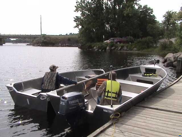 Aluminiumboot Fischerboot