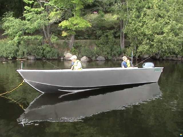 Aluminiumboot Fischerboot