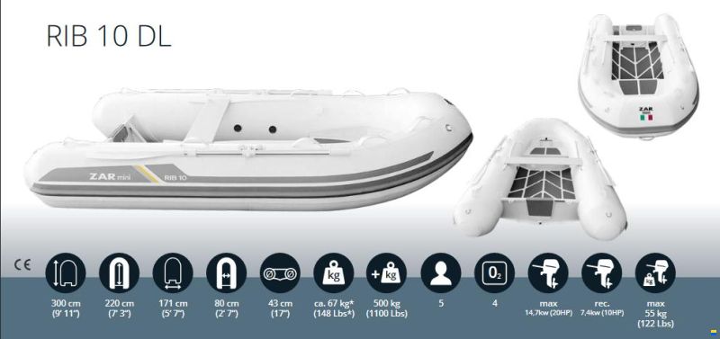 ZARmini RIB 10 DL