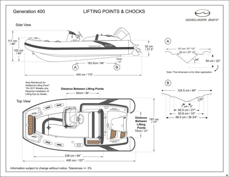 Walker Bay Tender Generation 400 DLX