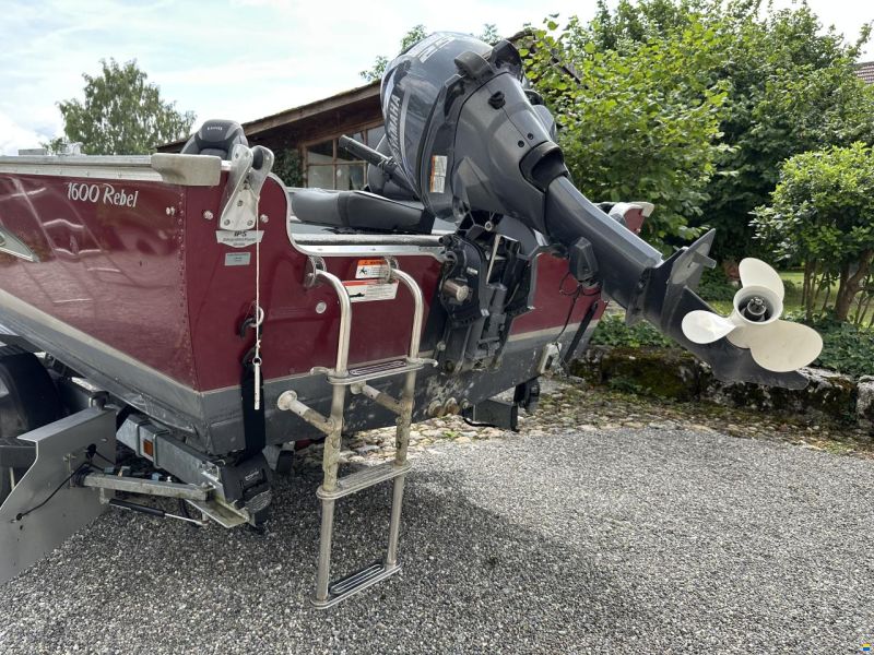 Lund 1600 Rebel Tiller