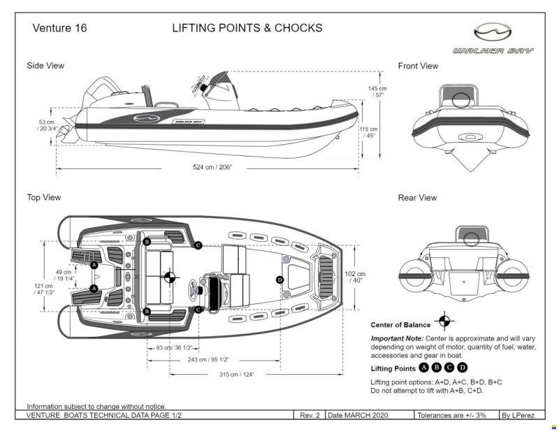 Walker Bay Tender Venture 16