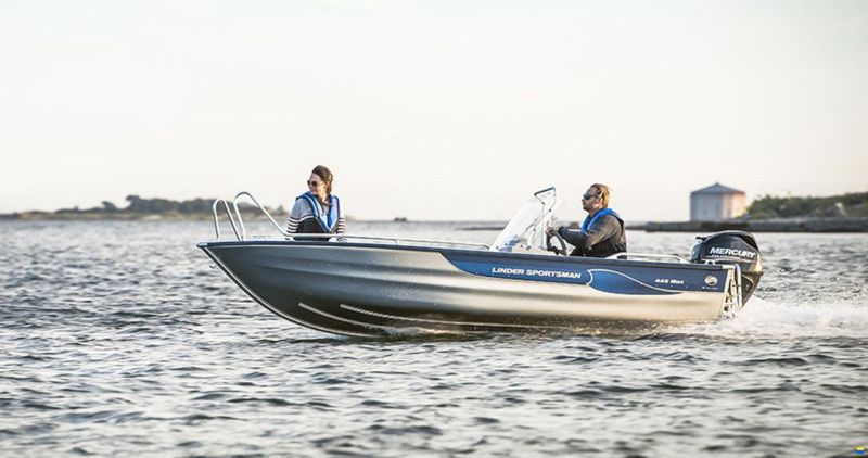 Linder Sportsman 445 MAX + Garmin 9" GPS blank