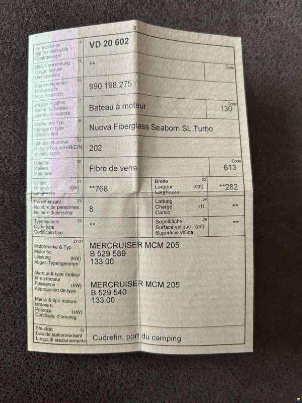 Nuova Fiberglass SL Turbo