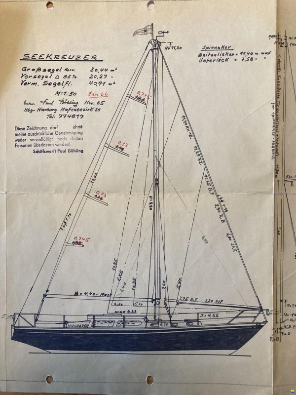 6 KR MAHAGONY YACHT MATTH./PAULS. ARNIS