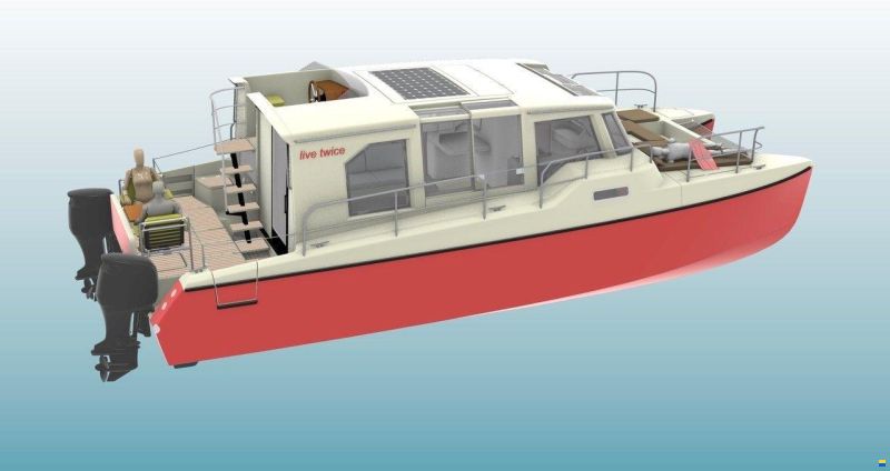 Bader BB37 Motorcatamaran