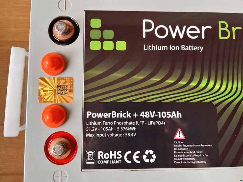 PowerTech LiFePO4 Batterie 48V 105Ah 5.38kW