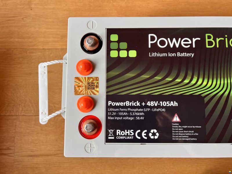PowerTech LiFePO4 Batterie 48V 105Ah 5.38kW