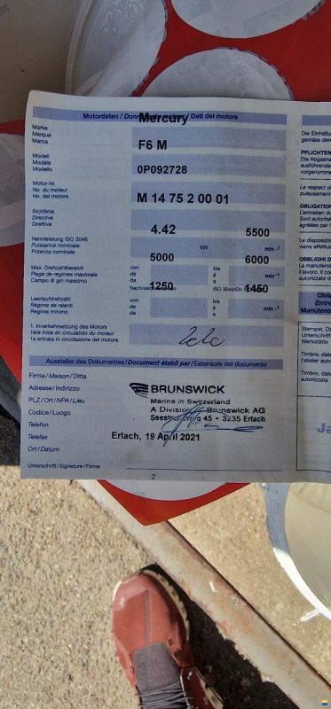 Prowake AL 330+Mercury 6PS