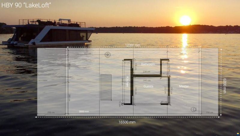 Exklusives Penthouse auf dem Wasser