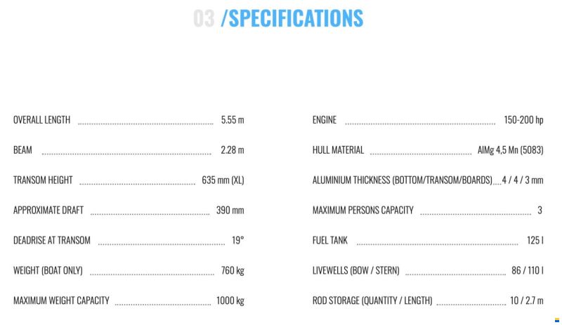 Finval 555 Sport Angler