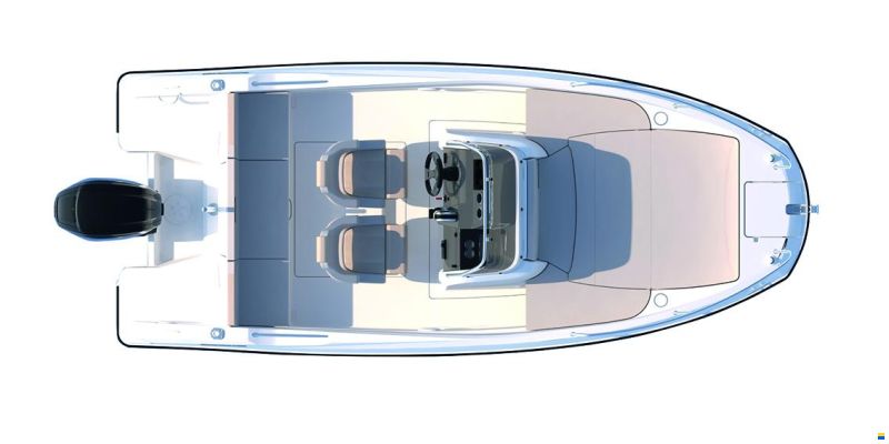 Quicksilver 555 Open + Mercury F80 SUR COMMANDE