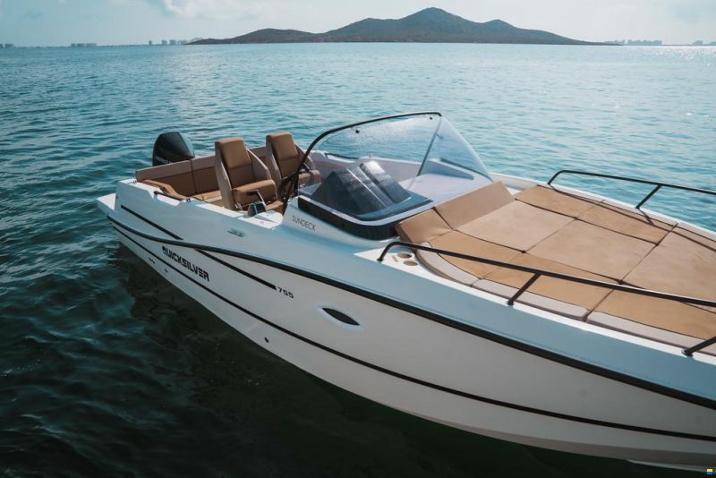 Quicksilver 755 Sundeck + Mercury F175 SUR COMMANDE