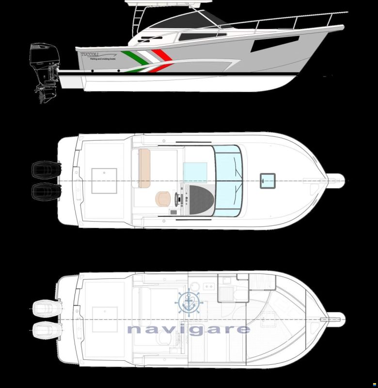 Tuccoli Marine T280 FUORIBORDO