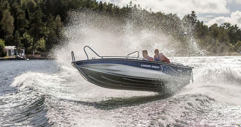 Linder Arkip 460 inkl.PreRigg.Yamaha+Garmin 9"