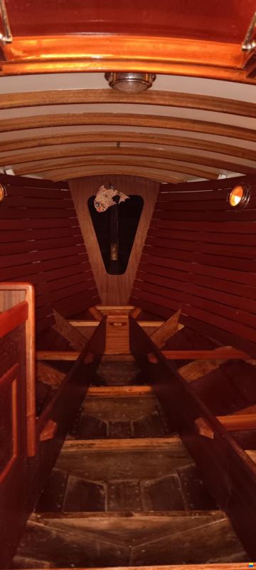 Holzmotorboot De Baron Grou