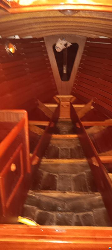 Holzmotorboot De Baron Grou