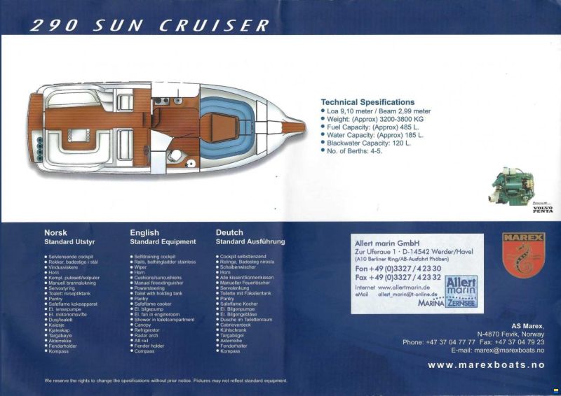Marex 290 Sun Cruiser