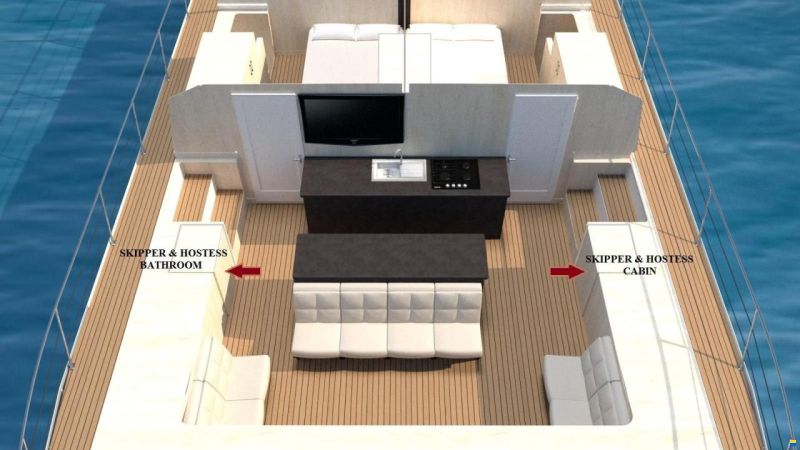 50 Feet Aluminium Catamaran