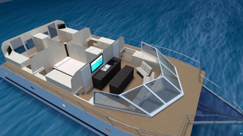 50 Feet Aluminium Catamaran