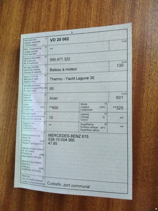 Thermo Yacht Lagune 30