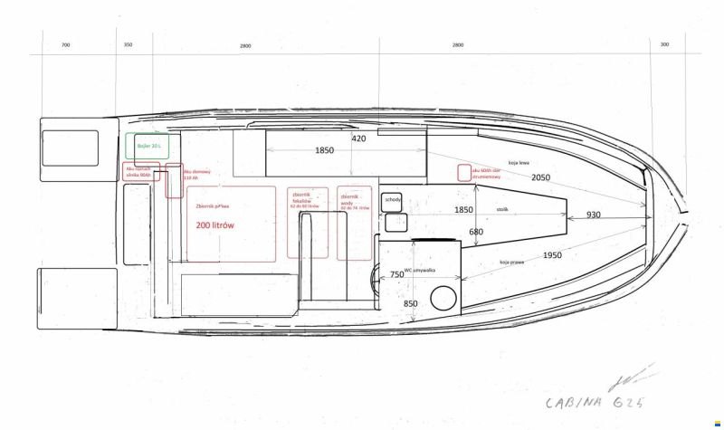 Massiv Boats Massiv Boat Cabin 695 Spoiler STD Color