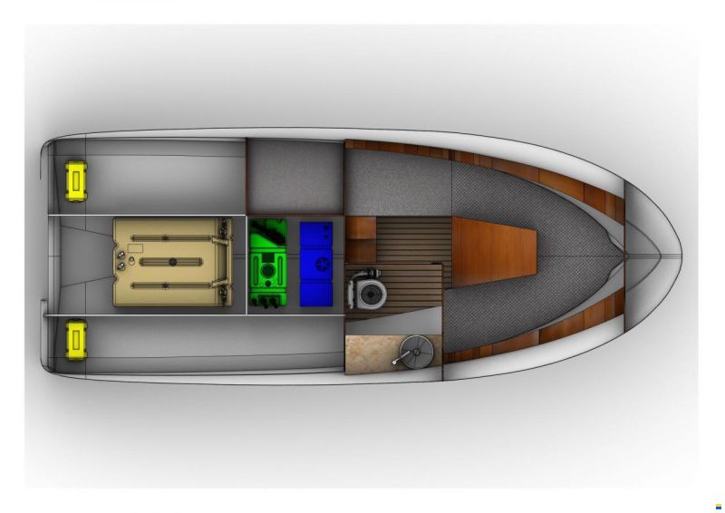 Massiv Boats Massiv Boat Cabin 695 Spoiler STD Color