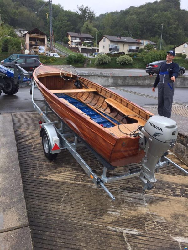 Classic Wooden Geneva Lake Boat