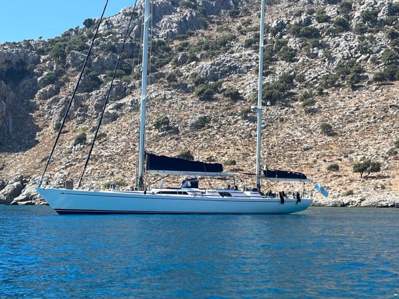 Ketch cutter rigged German Frers 82 Alum