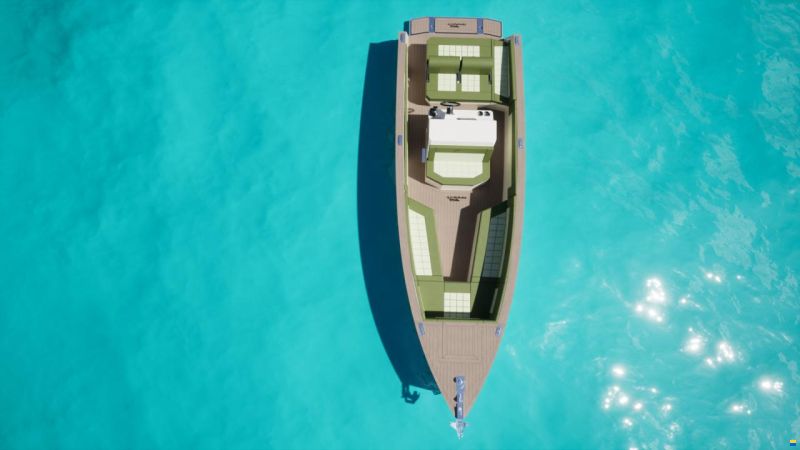 Elektrisch Alu Konsolen Boot "Grafit"