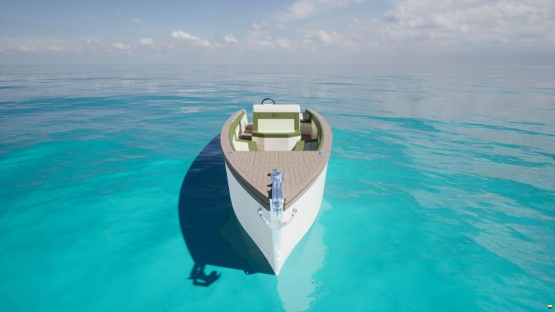 Elektrisch Alu Konsolen Boot "Grafit"