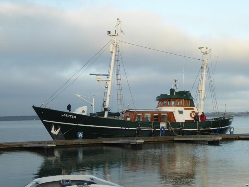 Classic Dutch Steel Trawler