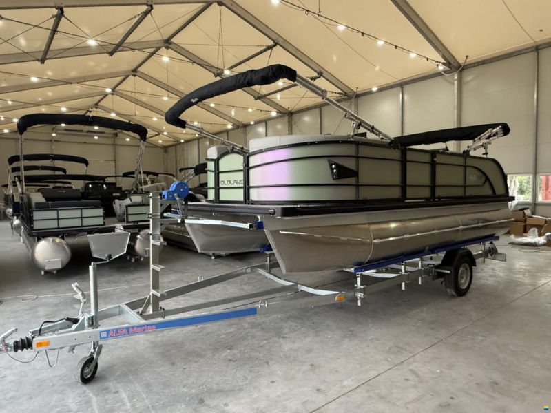 Old Lake Marine P19 Pontoon ponton with Mercury F40 and
