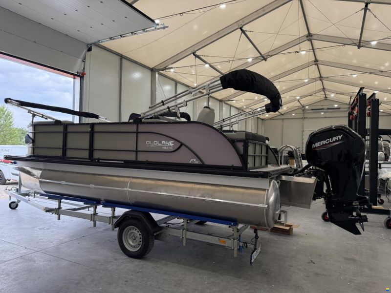 Old Lake Marine P19 Pontoon ponton with Mercury F40 and