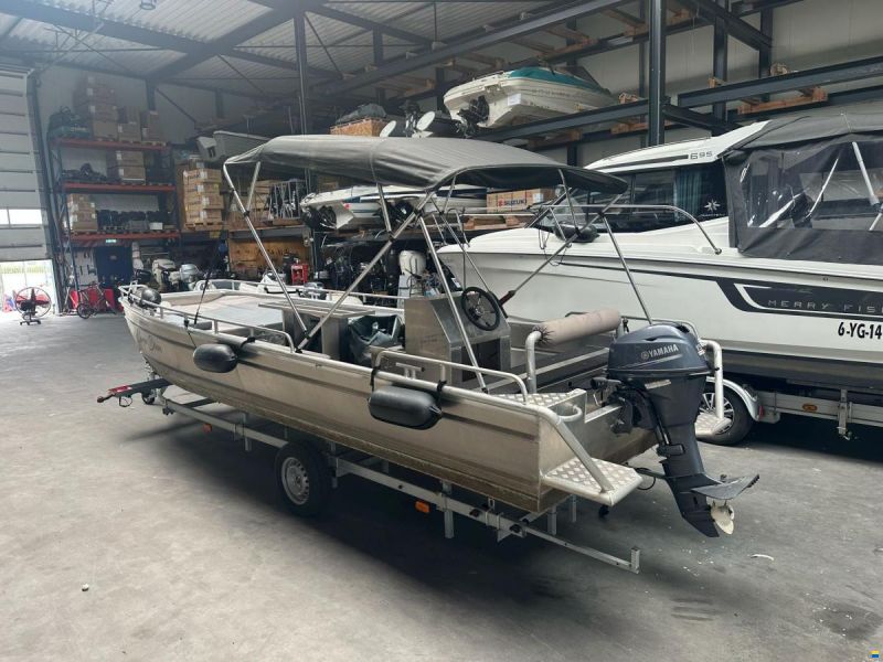 Spaarndammer aluminium platbodem 6.0 Jon