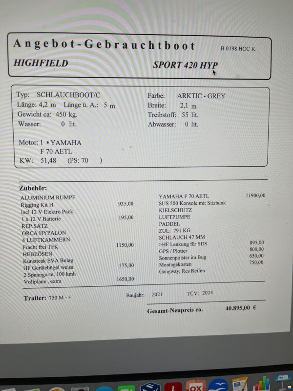 Highfield Sport 420