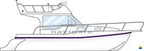 Ala Blu Proteo 28 flying bridge