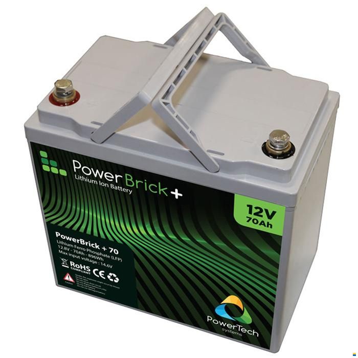 PowerTech LiFePO4-Batterie PowerBrick+ 12V&ndash;70Ah