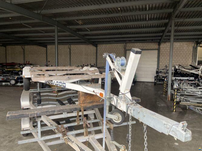 USA Stallingstrailer Tandemasser