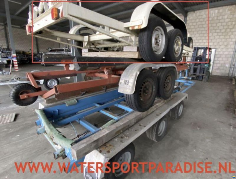 Stallingstrailer 2-asser geremd