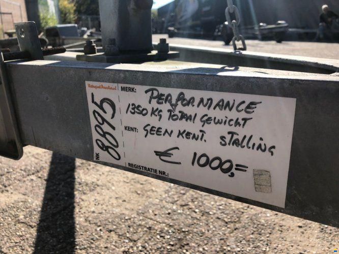 Performance 1-asser stallingstrailer