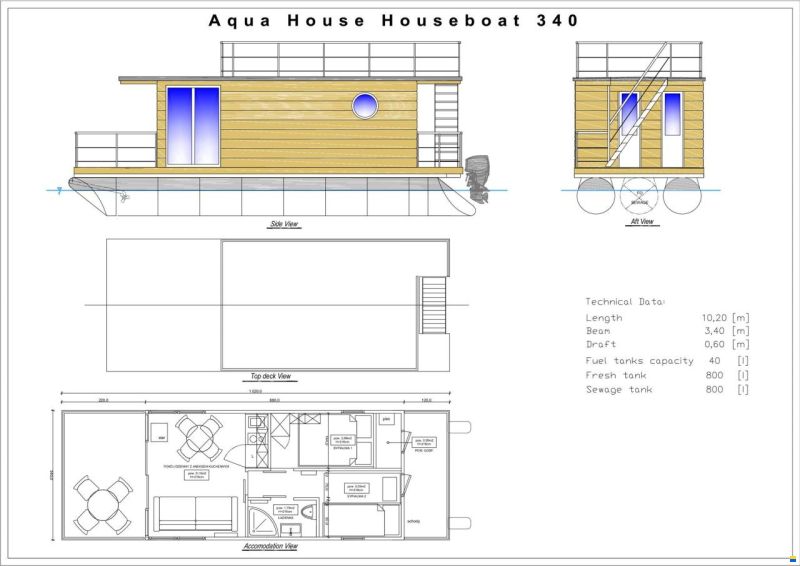 Aqua-House Hausboot Harmonia 310