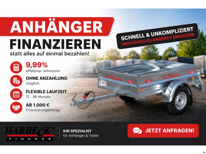 Harbeck 3500kg Motorboottrailer - Rl. 8,10m