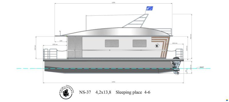 Nordic Season 47 Sea37 CE-C Houseboat