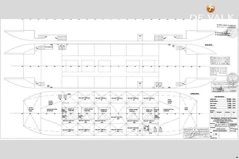 RO/PAX DOUBLE ENDED FERRY 78 M
