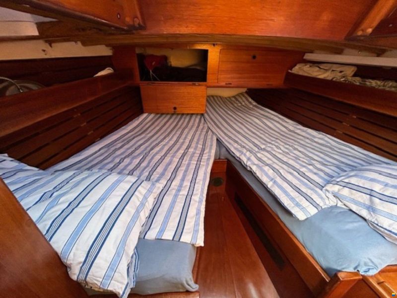Klassische Holz Segelyacht