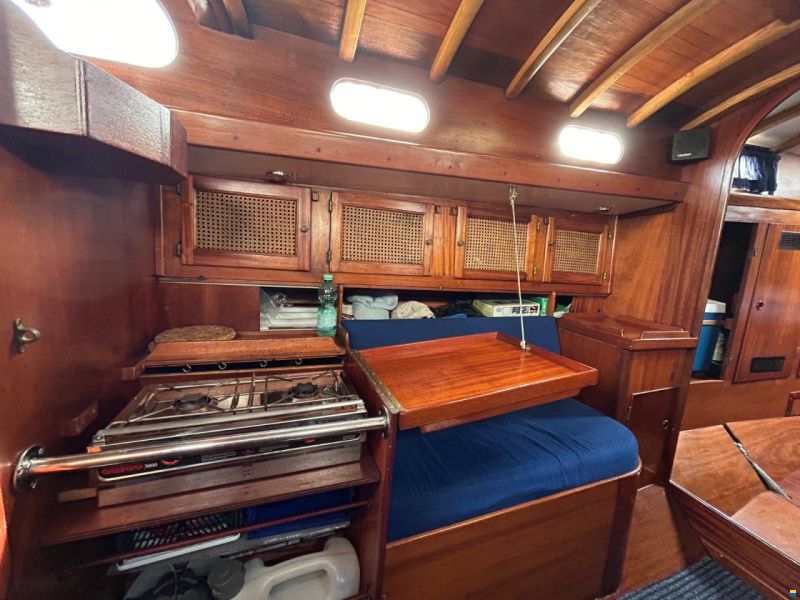 Klassische Holz Segelyacht