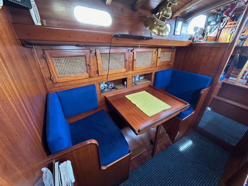 Klassische Holz Segelyacht