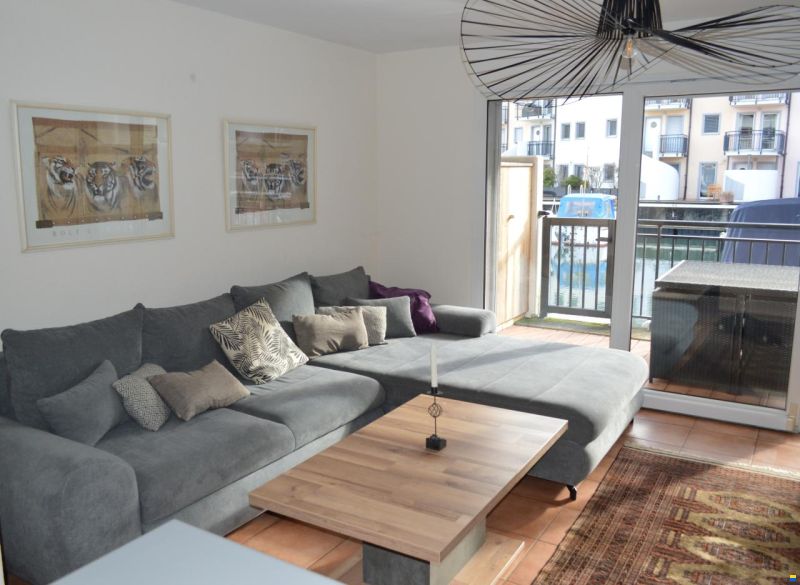 Marina-Wohnung mit Bootsliegeplatz 9×3 m