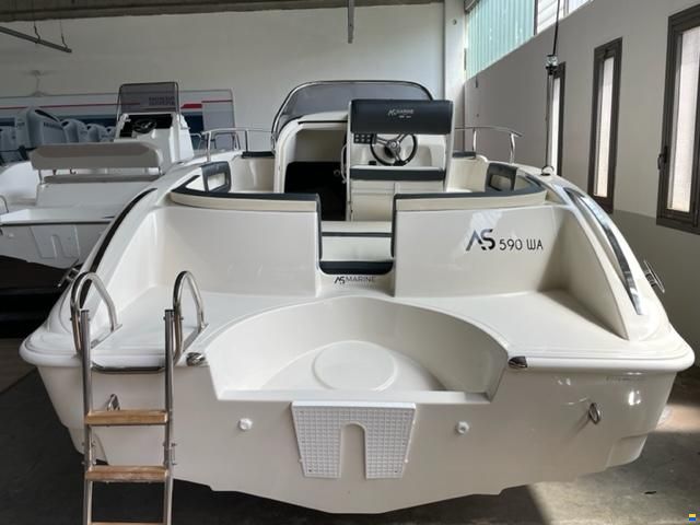 As Marine 590 Walk Around + Honda BF40E